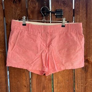 J. Crew Salmon Pink Cotton Shorts